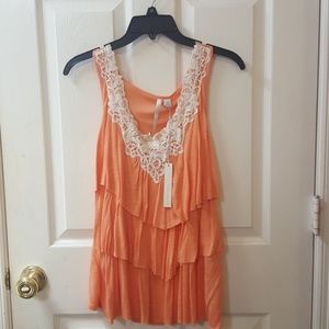 LC Lauren Conrad Razorback Tank Top